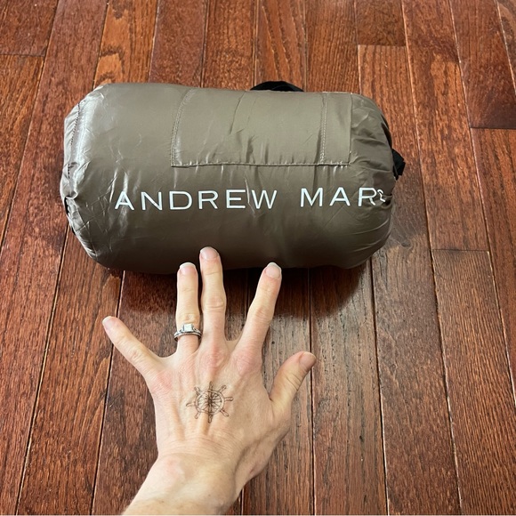 Andrew Marc champagne packable lightweight premium down puffer jacket - Picture 12 of 16